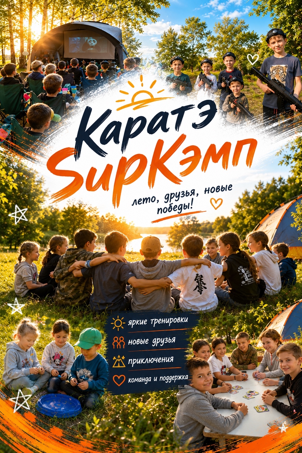 2 дня до Каратэ sup кэмп