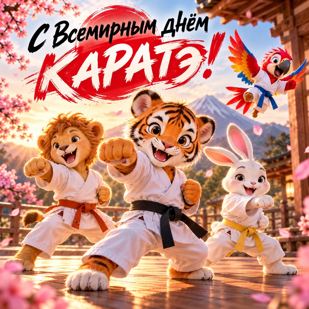 С Всемирным днём каратэ